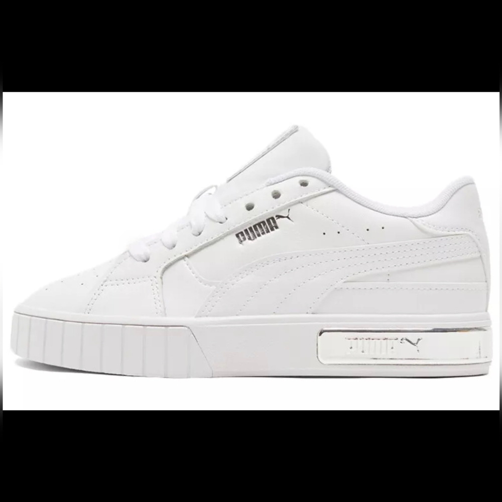 COPY - PUMA Cali Star Metallic - White Silver - 380219-01 Size 7.5